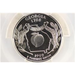 1999-S SILVER GEORGIA QUARTER PCGS PR69 DCAM