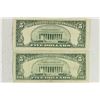 Image 2 : 1953-B & 1963 $5 US NOTES RED SEALS