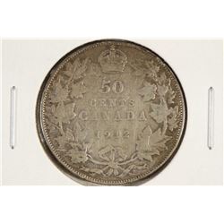 1912 CANADA SILVER 50 CENT