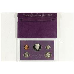 1987 US PROOF SET (WITH BOX)