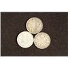 Image 1 : 1914,1917 & 1919 CANADA SILVER 10 CENTS