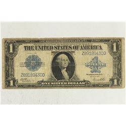 LARGE SIZE 1923 $1 SILVER CERTIFICATE BLUE SEAL