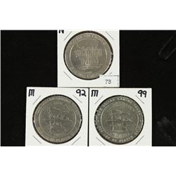 3-ASSORTED $1 GAMING TOKENS MINNESOTA
