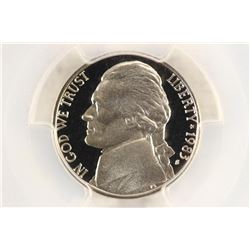 1983-S JEFFERSON NICKEL PCGS PR69 DCAM