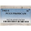 Image 3 : 1983-S JEFFERSON NICKEL PCGS PR69 DCAM