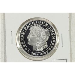 2014 1 TROY OZ .999 FINE SILVER PROOF ROUND