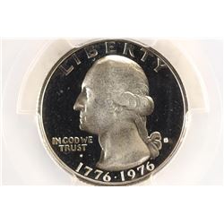 1976-S WASHINGTON QUARTER PCGS PR69 DCAM