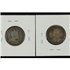 Image 2 : 1906 & 1913 CANADA SILVER 25 CENTS