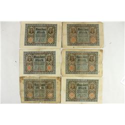 6-1920 LARGE SIZE GERMAN 100 MARKS
