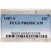 Image 3 : 1987-S WASHINGTON QUARTER PCGS PR69 DCAM
