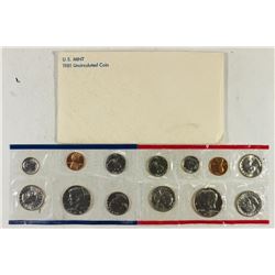 1981 US MINT SET (UNC) P/D/S (WITH ENVELOPE)