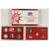 Image 2 : 1999 US SILVER PROOF SET (WITH BOX) THIS IS ONE OF