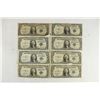 Image 1 : 8-ASSORTED 1935 $1 SILVER CERTIFICATES