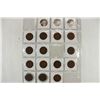 Image 2 : 17 ASSORTED 1921-1928 GREAT BRITAIN 1 PENNIES