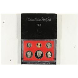 1981 US PROOF SET (WITH BOX)