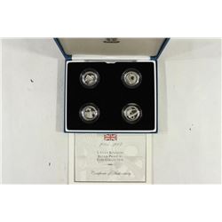 2004-2007 UNITED KINGDOM SILVER PROOF 1 POUND