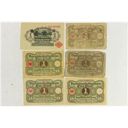 5-1920 & 1-1914 GERMAN MARKS