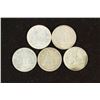 Image 1 : 5 ASSORTED CANADA SILVER 10 CENTS