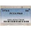 Image 3 : 1970-S 40% SILVER JOHN F. KENNEDY HALF PCGS PR68