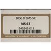 Image 3 : 2006-D SMS JEFFERSON NICKEL NGC MS67