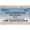 Image 3 : 1999-S SILVER NEW JERSEY QUARTER PCGS PR69 DCAM
