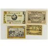 Image 1 : 4 PIECES OF VINTAGE GERMAN NOTGELDS, UNC