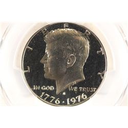 1976-S SILVER KENNEDY HALF DOLLAR PCGS PR69 DCAM