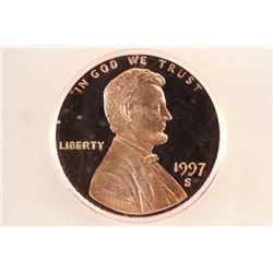 1997-S LINCOLN CENT ICG PR70 DCAM