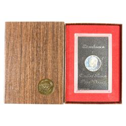 1972-S IKE SILVER DOLLAR PROOF (BROWN PACK)