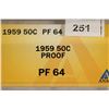 Image 3 : 1959 FRANKLIN HALF DOLLAR ANACS PF64