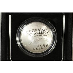 2014-P BASEBALL HALL OF FAME PF SILVER DOLLAR
