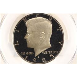 1985-S KENNEDY HALF DOLLAR PCGS PR69 DCAM