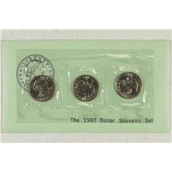1980 P/D/S SBA DOLLAR SOUVENIR SET