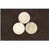 Image 1 : 1906,1909 & 1910 CANADA SILVER 10 CENTS