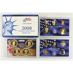 2008 US PROOF SET (WITH BOX) 14 PIECES