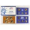 Image 2 : 2008 US PROOF SET (WITH BOX) 14 PIECES