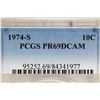 Image 3 : 1974-S ROOSEVELT DIME PCGS PR69 DCAM