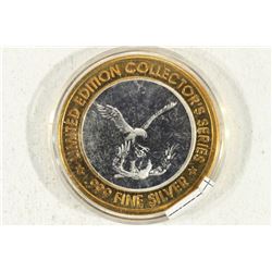 CASINO $10 SILVER TOKEN (UNC) ST. CROIX CHIPPEWA