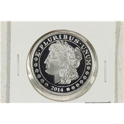 2014 1 TROY OZ .999 FINE SILVER PF ROUND