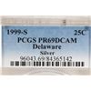 Image 3 : 1999-S SILVER DELAWARE QUARTER PCGS PR69 DCAM