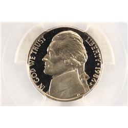 1986-S JEFFERSON NICKEL PCGS PR69 DCAM