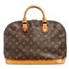 Image 1 : Louis Vuitton Monogram Canvas Leather Alma MM Handbag