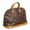 Image 2 : Louis Vuitton Monogram Canvas Leather Alma MM Handbag