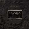 Image 7 : Prada Black Nylon Leather Zipper Strap Travel Duffel Bag