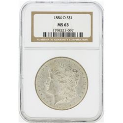 1884-O MS63 NGC Morgan Silver Dollar