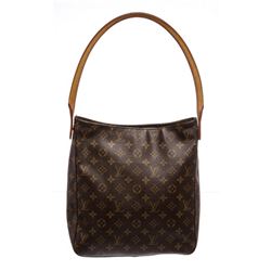 Louis Vuitton Monogram Canvas Leather Looping GM Shoulder Bag