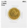 Image 1 : 1892 $5 Liberty Head Half Eagle Gold Coin