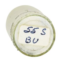 Tube of 50 1955S Roosevelt Dimes BU