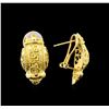 Image 2 : 14KT Yellow Gold Earrings