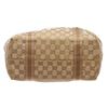 Image 4 : Gucci Beige Canvas Jacquard Metallic Gold Tote Bag